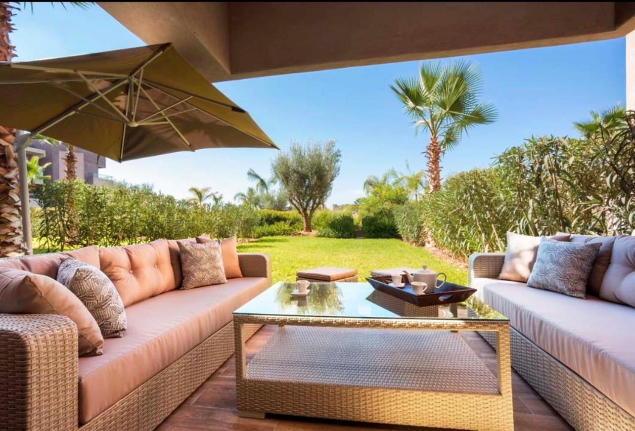 Appartement De Luxe Avec Jardin Prive Marraquexe Exterior foto